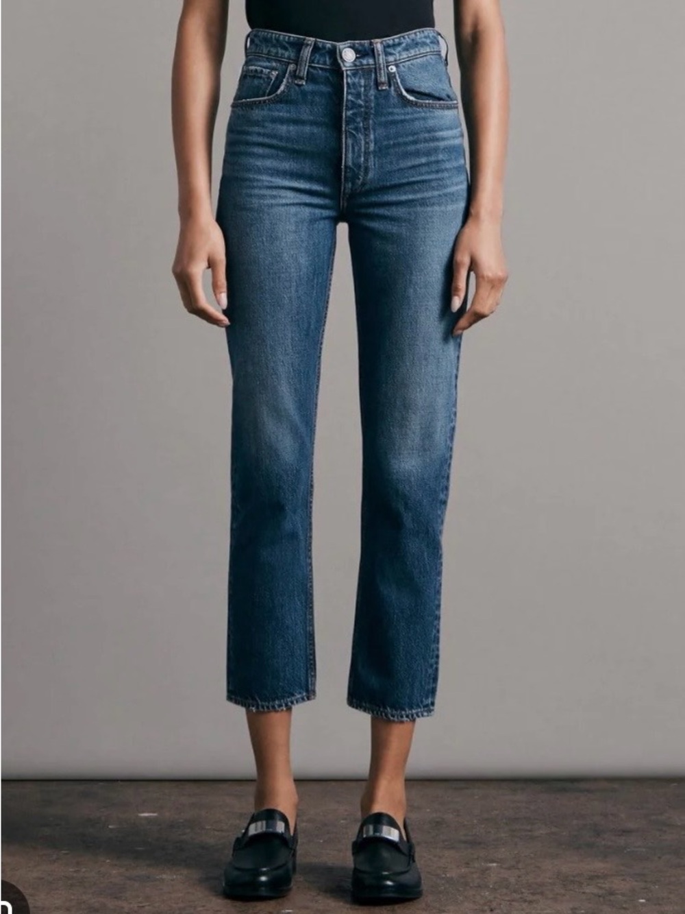 Rag & Bone Nina High-Rise Ankle Cigarette Jeans Size 28